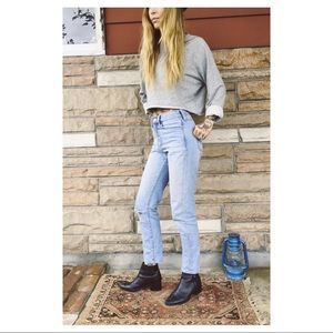 Madewell Perfect Summer Jean Fitzgerald wash sz 25